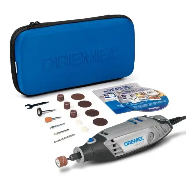 Meilleure Vente Outil multifonction Dremel 3000 130W Avec 15 Accessoires + Trousse zipée – F013 3000 JA