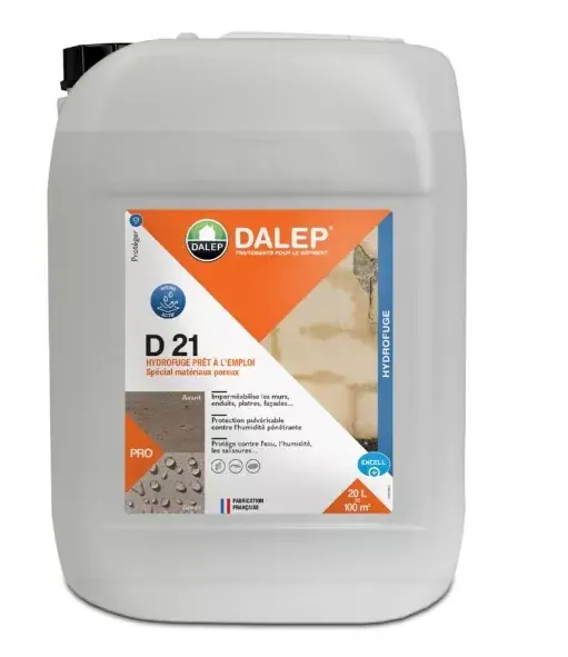 Hydrofuge et Oleofuge DALEP D21 Prêt à l‘emploi Bidon de 20 Litres – 221020 Achetez Aujourd&rsquo;hui