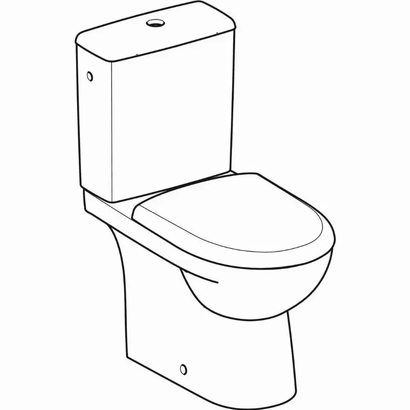 Pack WC au sol Renova avec abattant – GEBERIT – 501.866.00.1 Petit Prix