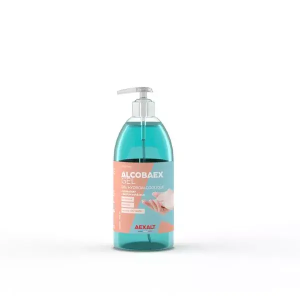 Promotion Gel AEXALT ALCOBAEX hydroalcoolique hypoallergénique – Flacon 500 ml avec pompe – GH668