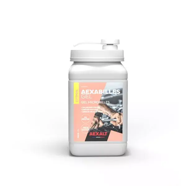 Prix Réduit Gel microbilles AEXALT AEXABILLES citron – Pot de 3 L + pompe – SA618