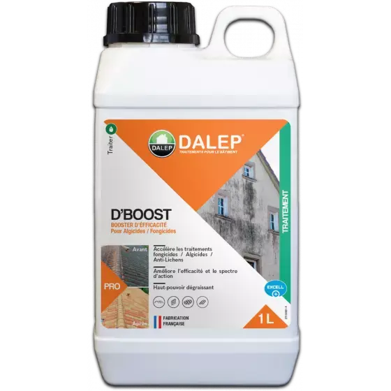 D‘BOOST Booster d‘efficacité pour Traitement anti-dépots verts – DALEP – 1L – 190 001 Dernière Chance
