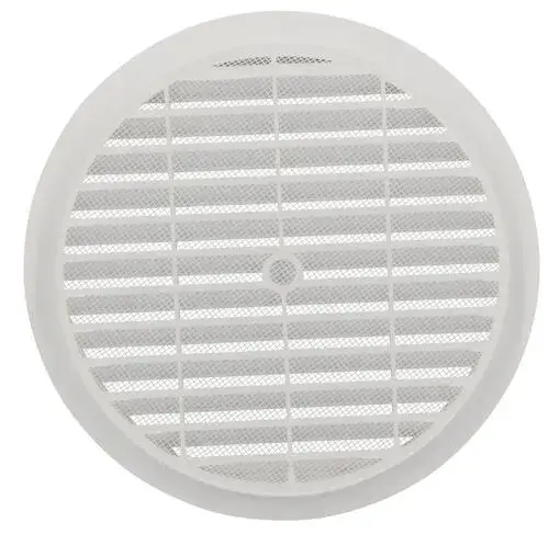 Grille de ventilation à visser ou à coller classique ronde - Ø 100 / 150 mm - NICOLL - B113 Vente Flash