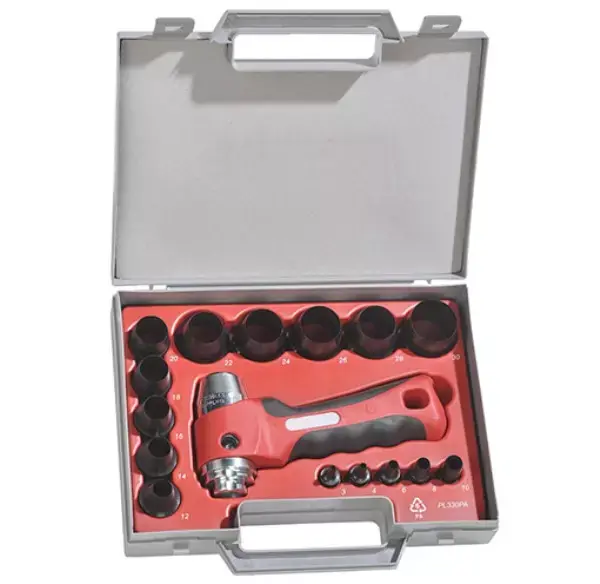 Coffret d‘emporte-pièces BOEHM 11 outils de capacité de 3 – 30 mm – JLB330PA Populaire