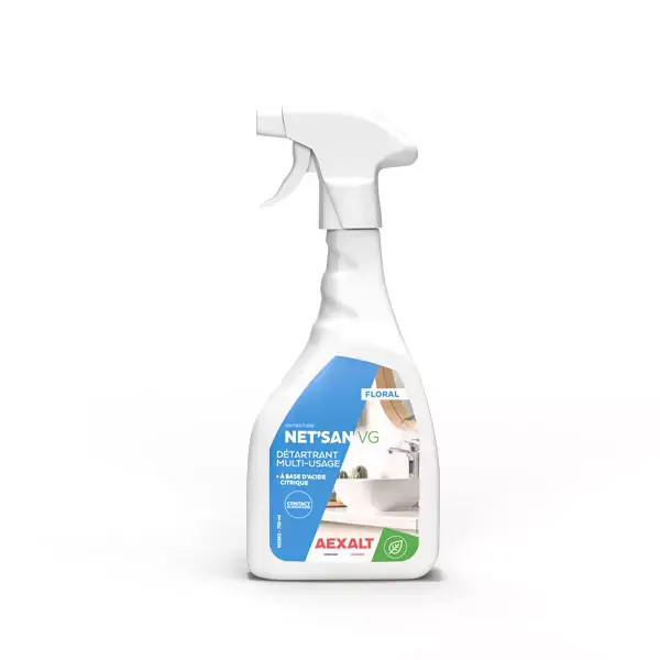 Nouveauté NET’SAN VG – Nettoyant détartrant végétal multi-usage – AEXALT – ND392