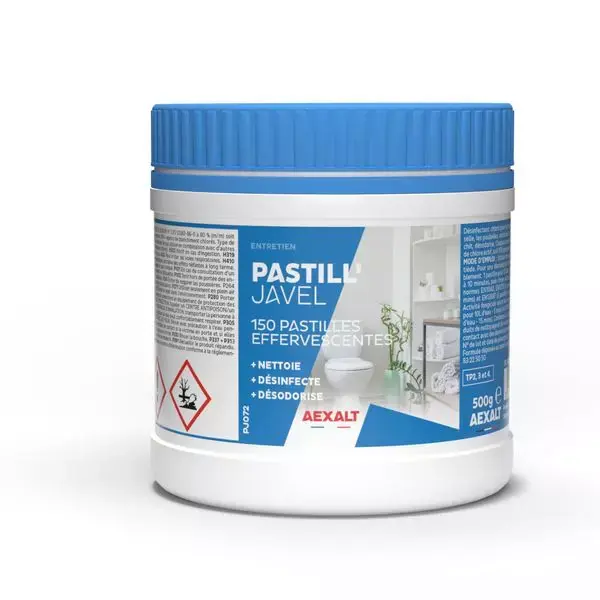 PASTILL’JAVEL – 150 pastilles javel effervescentes – AEXALT – PJ072 Nouvelle Collection