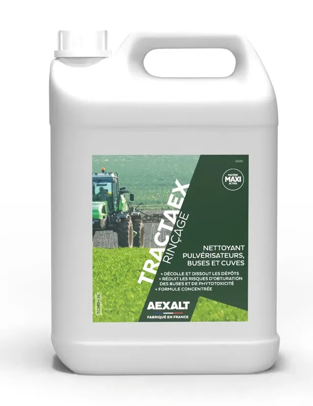 Nettoyant pulvérisateurs, buses et cuves TRACTAEX RINÇAGE 5L – AEXALT – TC283 Prix Choc
