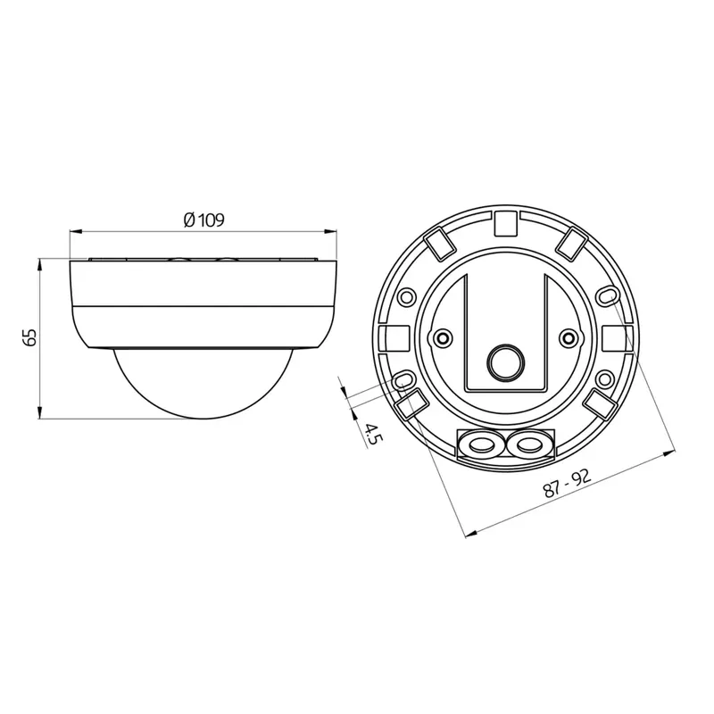 Soldes Détecteur de mouvement télécommandable PD4N-1C-AP – Blanc – BEG – 92144