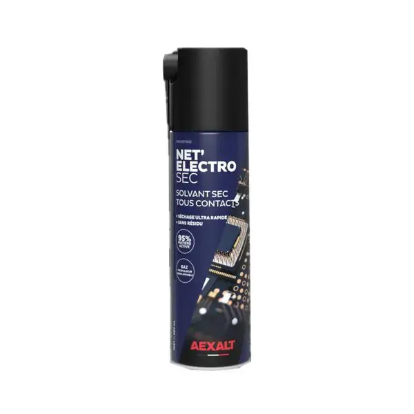 NET‘ÉLECTRO SEC – Solvant sec tous contacts – 650 ml – AEXALT – 1581 Must-Have