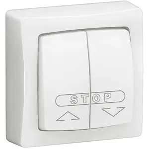 Prix Réduit Double poussoir pour volets roulants Appareillage saillie complet blanc - LEGRAND - 086010L