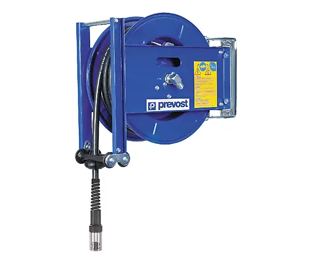 Affaire À Saisir Enrouleur air auto en acier/epoxy à tambour ouvert support fixe – DGO Prevost