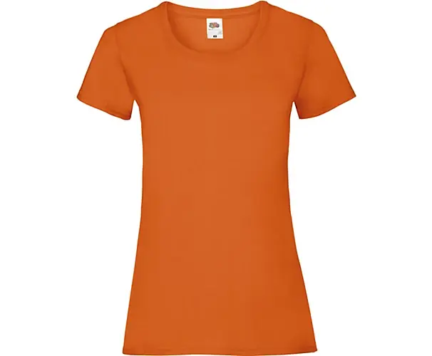 Pas Cher T-shirt coton femme SC61372 orange Fruit Of The Loom
