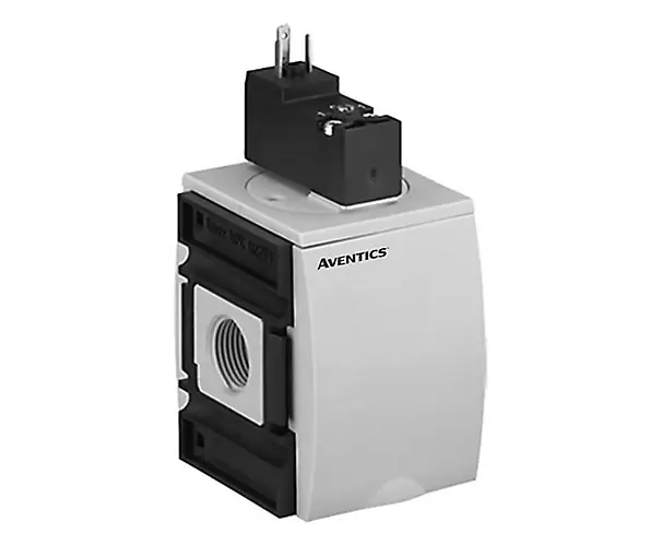Pas Cher Distributeur 3/2 à clapet à commande électrique débit 12500 l/min à 6 bar série AS5-SOV Aventics