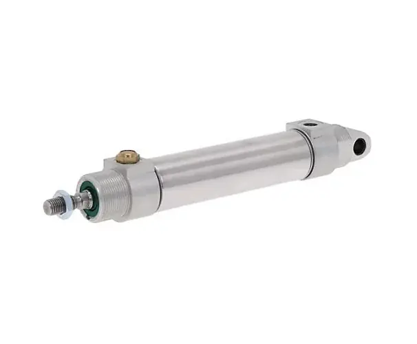 Vérin pneumatique ISO 6431 rond inox diamètre 50 double effet amortissement pneumatique réglable série RPC Aventics Expédié Aujourd&rsquo;hui