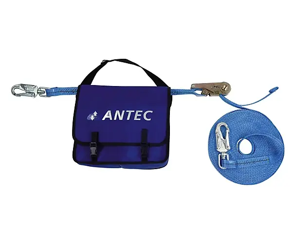 Commander Vite Ligne de vie mobile horizontale polyester Antec avec indicateurs de chute et sangle transversale Miller by PIP