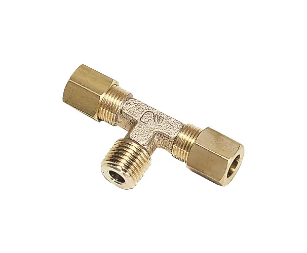 Té au centre universel pour tube x mâle BSPT laiton série 0108 Parker Legris Nouveauté