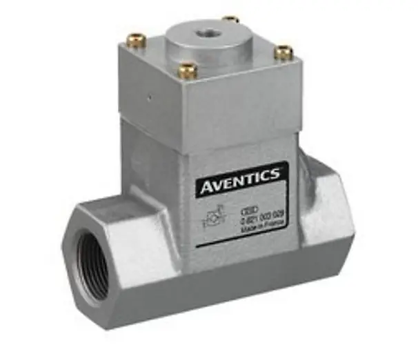 Authentique Clapet anti-retour pneumatique droit femelle pour tube zinc série NR02 Aventics