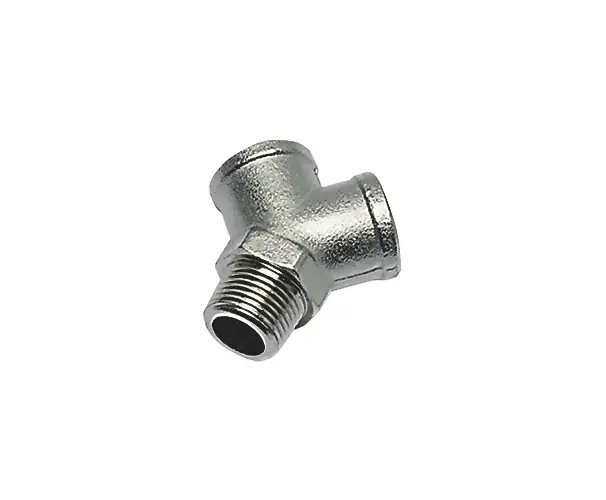 Y égal mâle au centre avec 2 femelles laiton nickelé série 0911 Parker Legris Usine Directe