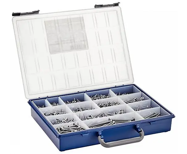 Coffret de 1664 Vis bois tete fraisee TF pozidriv inox a2 Acton Jusqu'à Épuisement Des Stocks