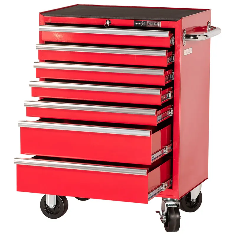 Bon Marché ARMOIRE SUR ROULETTES À 7 TIROIRS DE 27 PO X 18 PO JET 842503