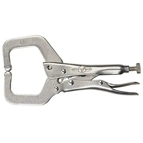 Prix Choc Irwin 17 Vise-Grip 6R Pinces verrouillables en "C" de 15,2 cm avec pointes régulières