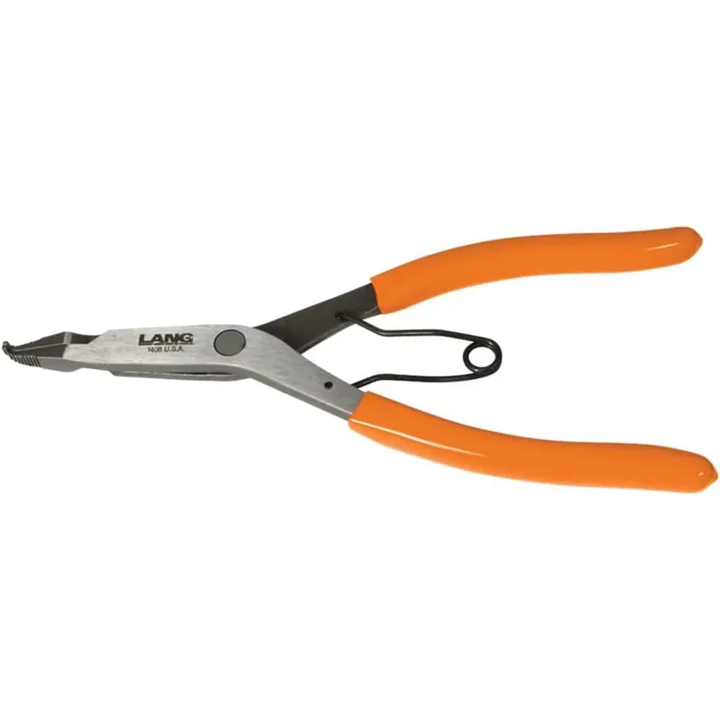 Soldes Lang Tools (KAS1408) Pince à anneau de verrouillage à pointe courbée 9 po