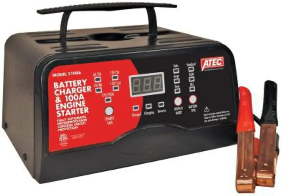 Nouvel Arrivage Chargeur de batterie 3100A ATEC associé, 6/12v 15/2a automatique, démarrage 100a