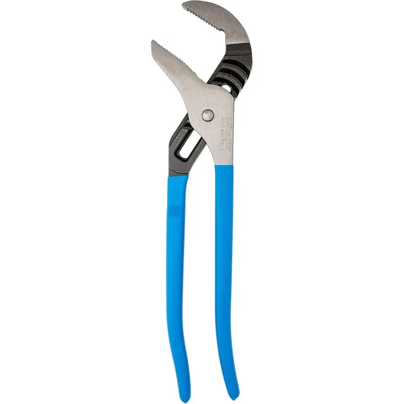 Channellock 460 16.5-Inch Straight Jaw Tongue and Groove Pliers Groove Joint Plier with Comfort Grips 4.25-Inch Jaw Capacity Laser Heat-Treated 90° Teeth Forged High Carbon Steel Made in USA Seulement Aujourd'hui