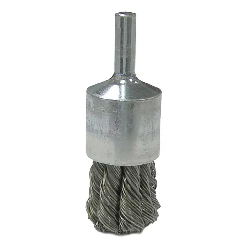 Usine Directe Weiler 36250 Wolverine Brosse à fils noués 3/4&Prime;, remplissage en acier 0,020&Prime;, tige 1/4&Prime;