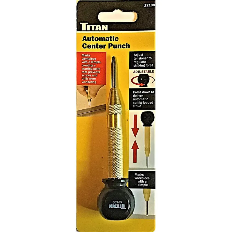 Titan Tools 17100 Poinçon central automatique 5" Jusqu'à Épuisement Des Stocks