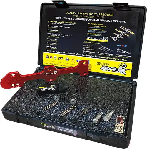 ProMAXX Tool P200PRO Kit de réparation de boulons de collecteur d‘échappement cassés pour Ford 6,7 L Power Stroke Réduction