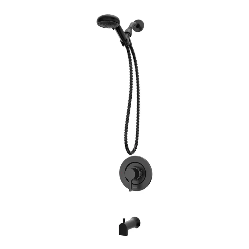 Remise Robinet pour bain et douche, Beric, noir