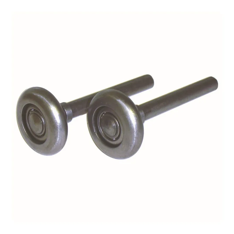 Offre Du Jour Roulettes pour porte de garage, acier, 4&Prime;, 2/pqt