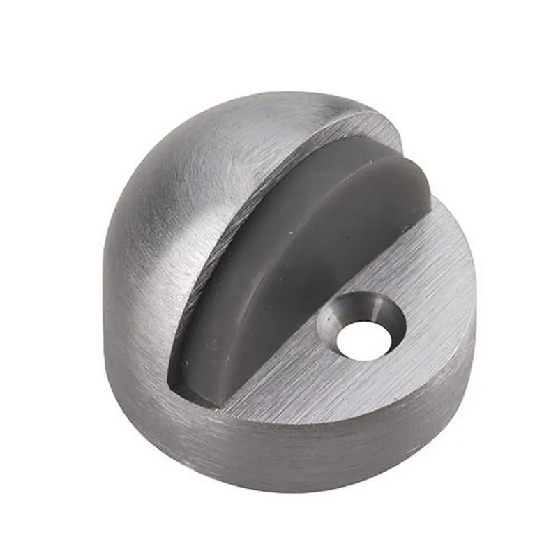 Promotion Saisonnière Butoir de porte en forme de dôme haut, zinc, 45 mm x 35 mm