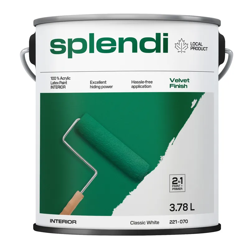 Peinture SPLENDI, Velours, Base 2, 3.78 l Haute Qualité