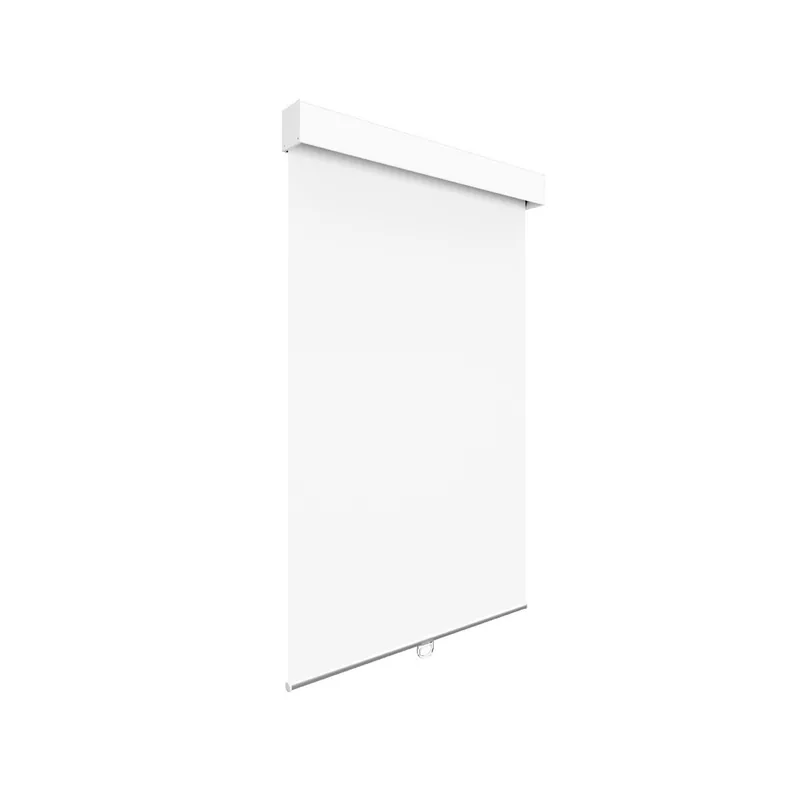 Toile opaque avec cantonière carrée, sans cordon, blanc, 55&Prime; x 72&Prime; Livraison Express