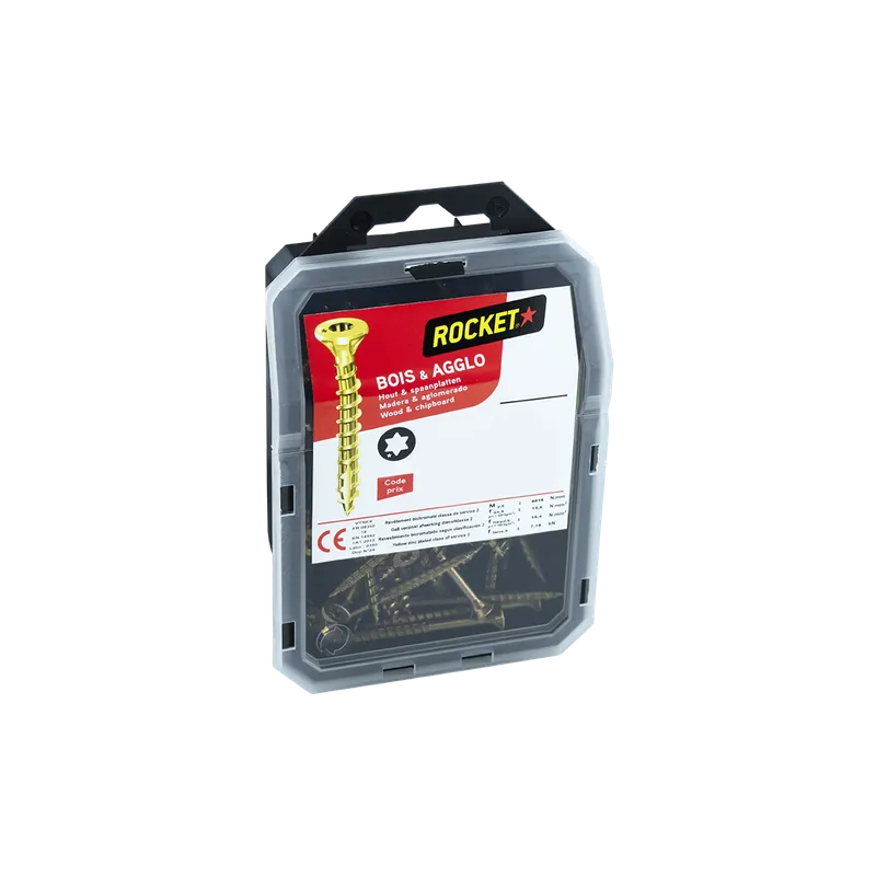 Vis bois anti-fendage - 5 x 80/50 - TX 25 - Vybac de 100 Offre Exclusive