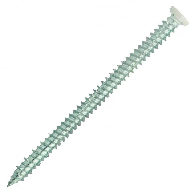 Vis Béton 7.5 X 112 tête fraisée laquée blanc SCELL-IT - Boite de 100 Commander Vite